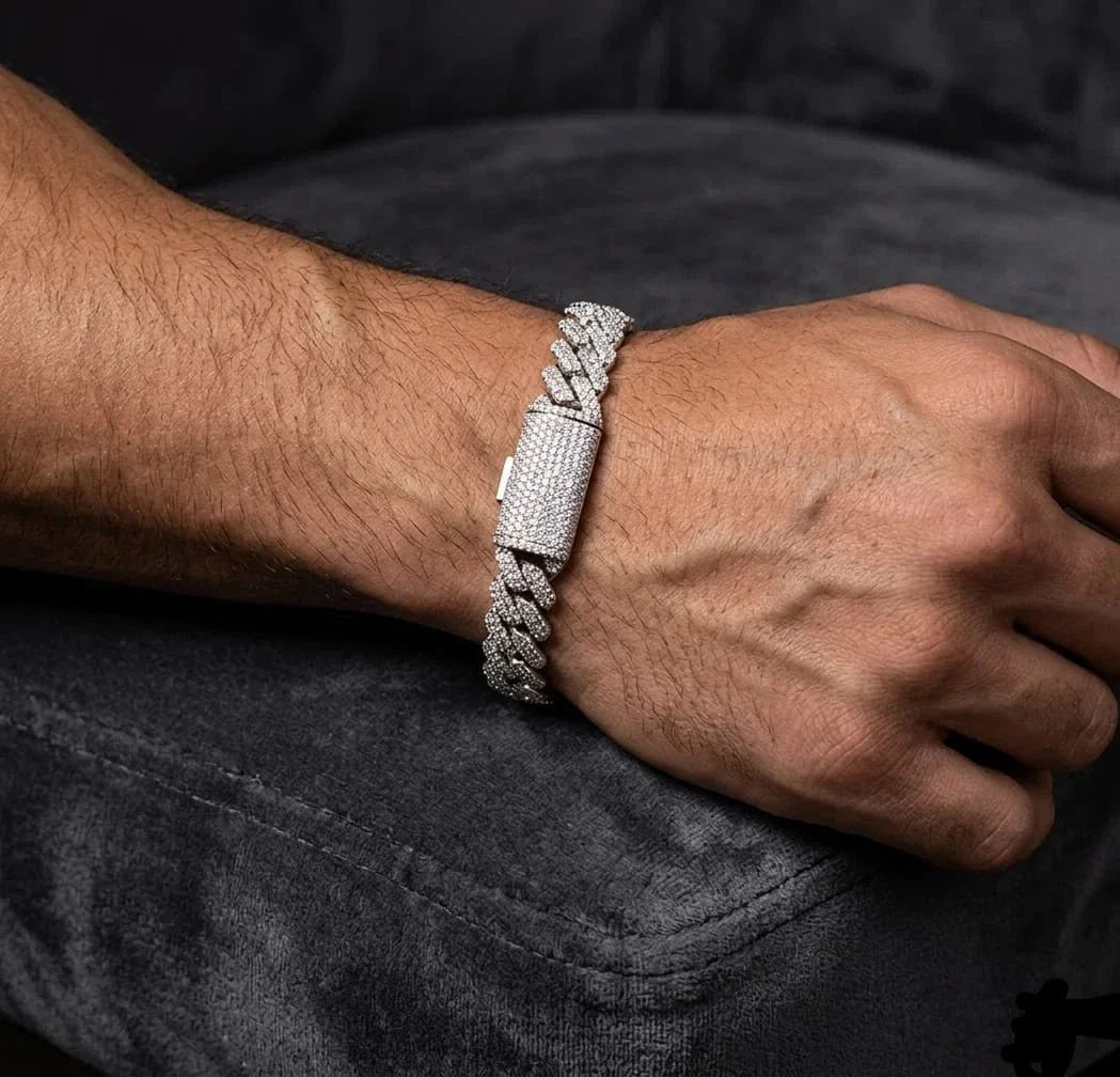925 Sterling Silver & 9K-18K Gold Cuban Bracelets | Heero Gems
