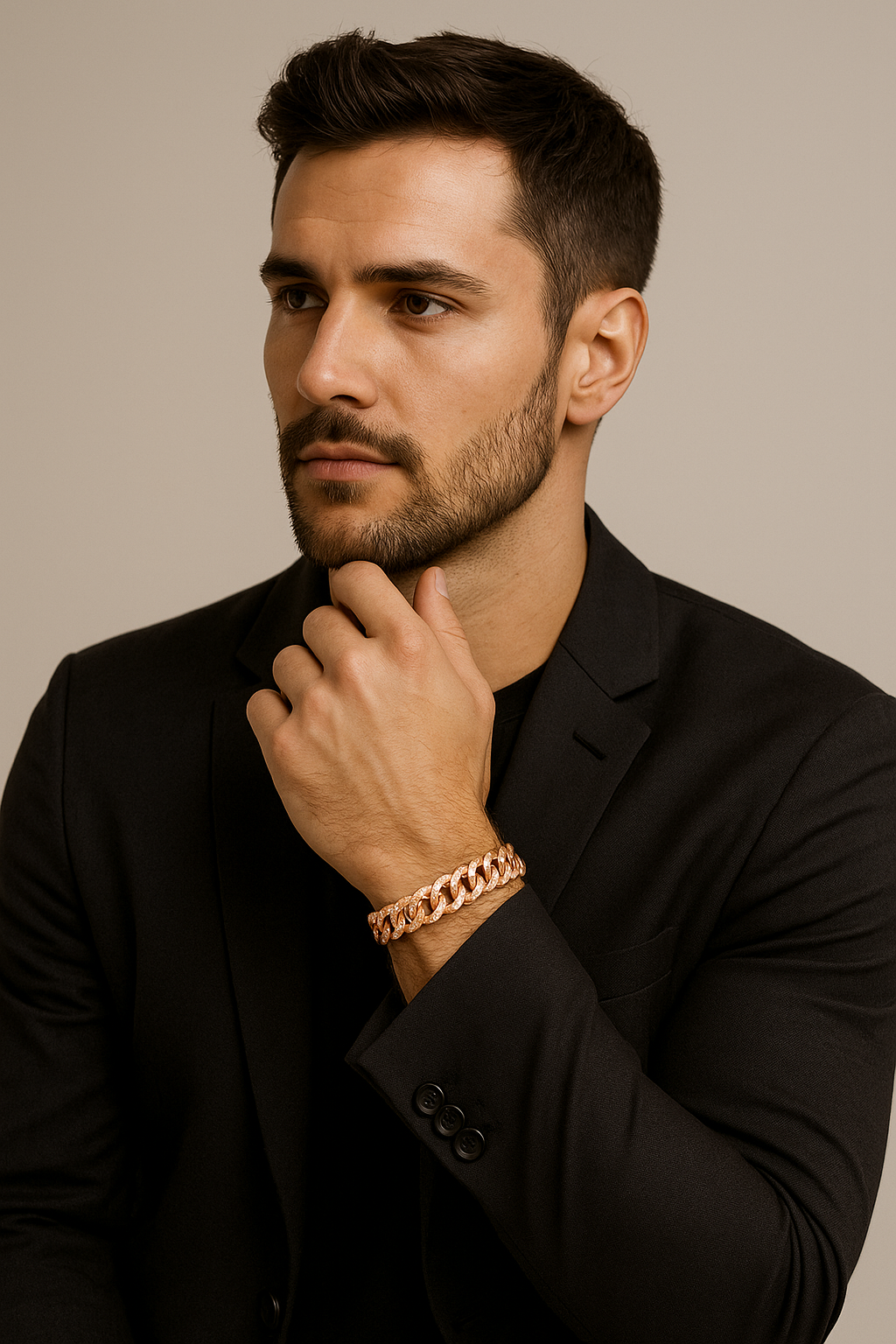 Bold Cuban Link Diamond Bracelet for Men – Power & Prestige