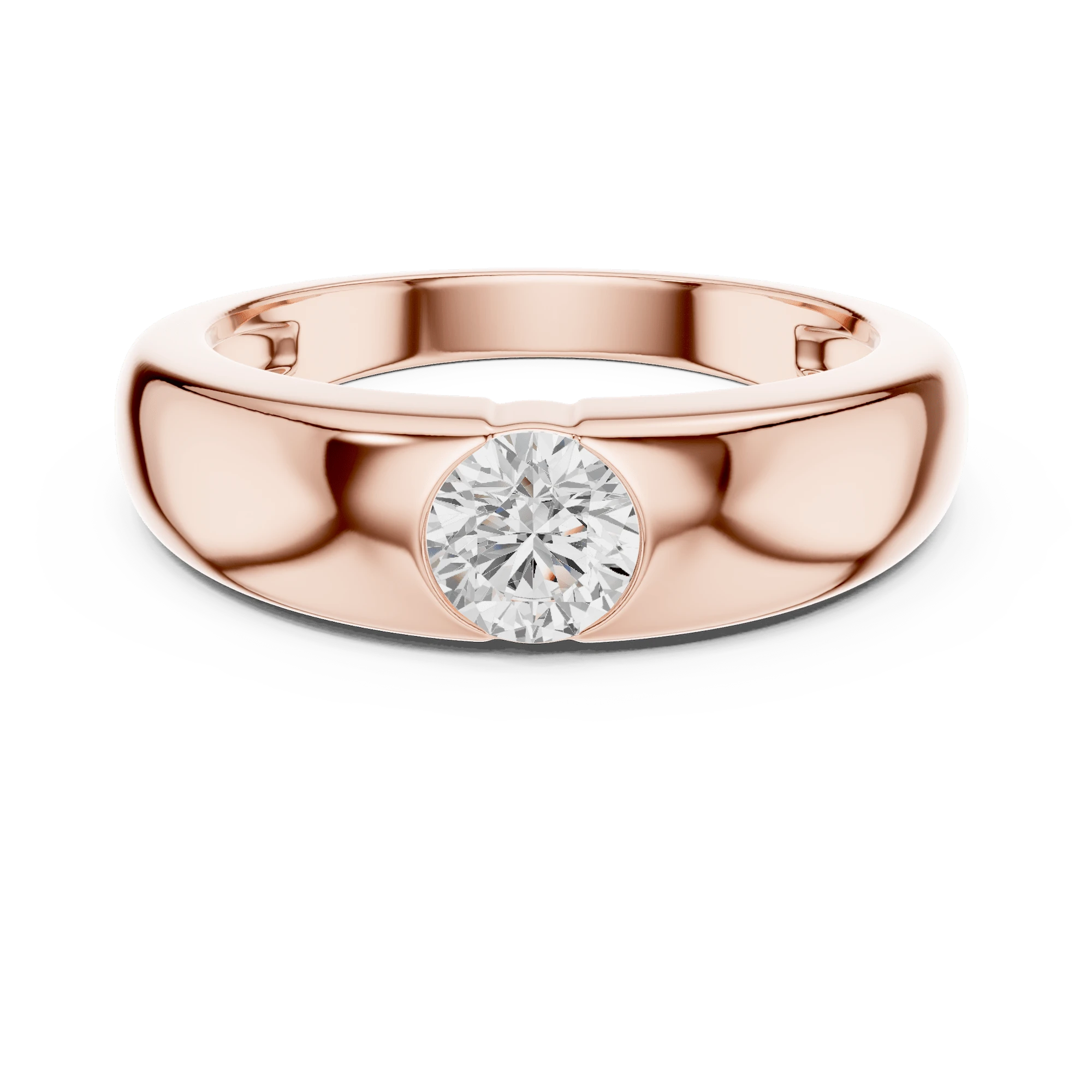 Bold Solitaire Diamond Ring – Precision in Simplicity, Strength in Design