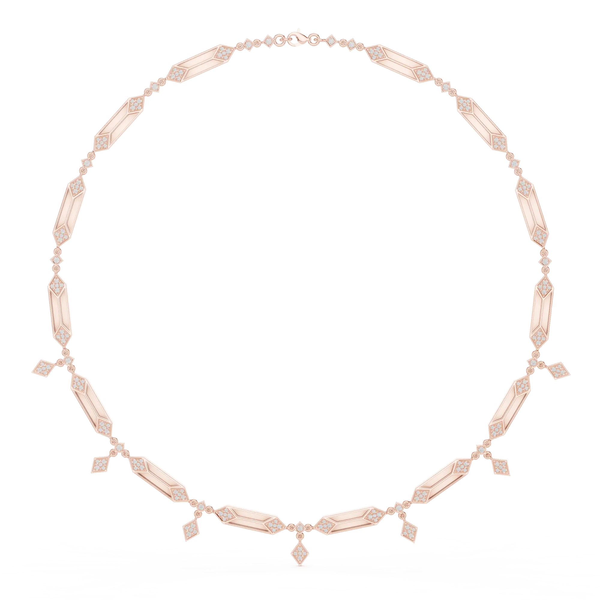 Elysian Rose Diamond Necklace